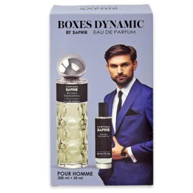 Saphir coffret edp 200 ml + edp 30 ml boxes dynamic