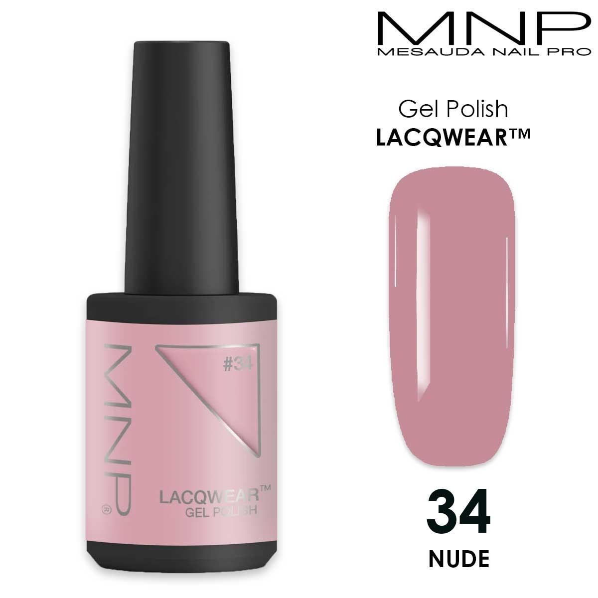 MESAUDA LACQWEAR MNP 10 ML Gel Polish 34 Nude