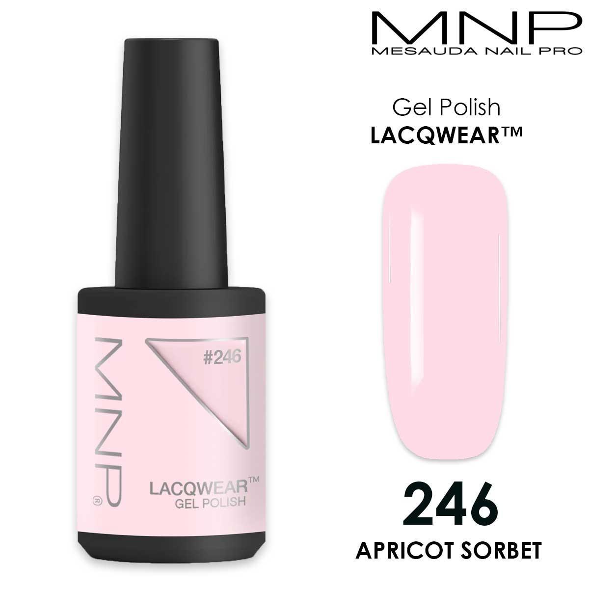 MESAUDA LACQWEAR MNP 10 ML Gel Polish 246 Apricot Sorbet