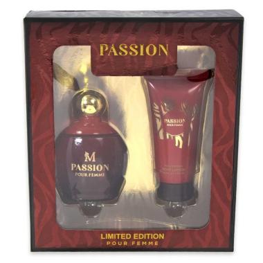 Gift set montage edp 50 ml + body lotion 50 ml passion pour femme