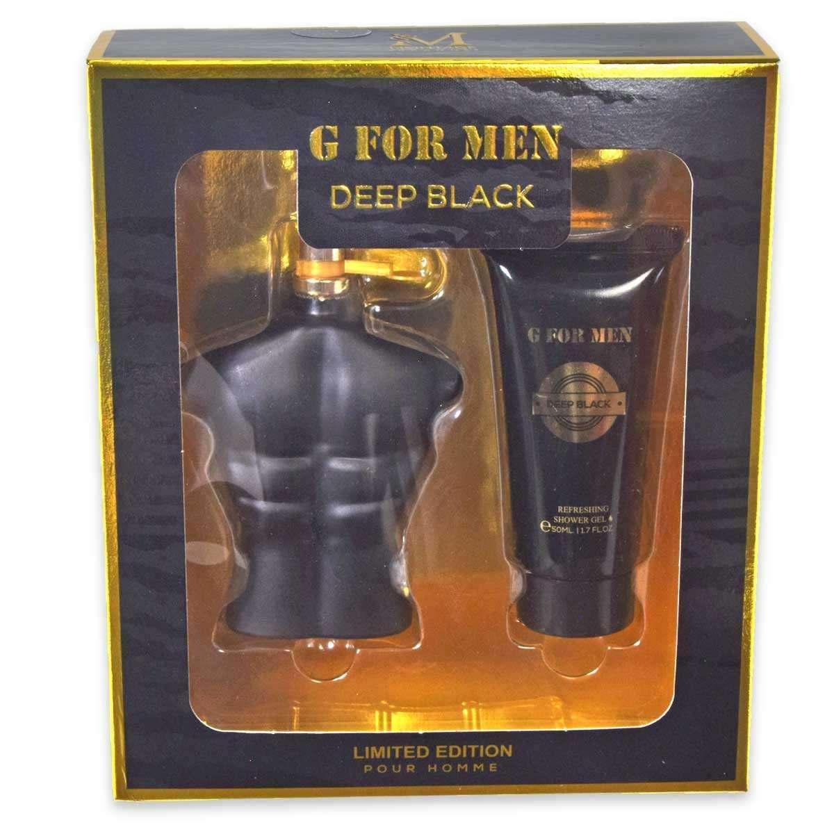Gift set montage edt 50 ml +  after shave cream 50 ml g for men deep black