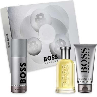 R boss bottled edt 100ml+show.gel+deo spray