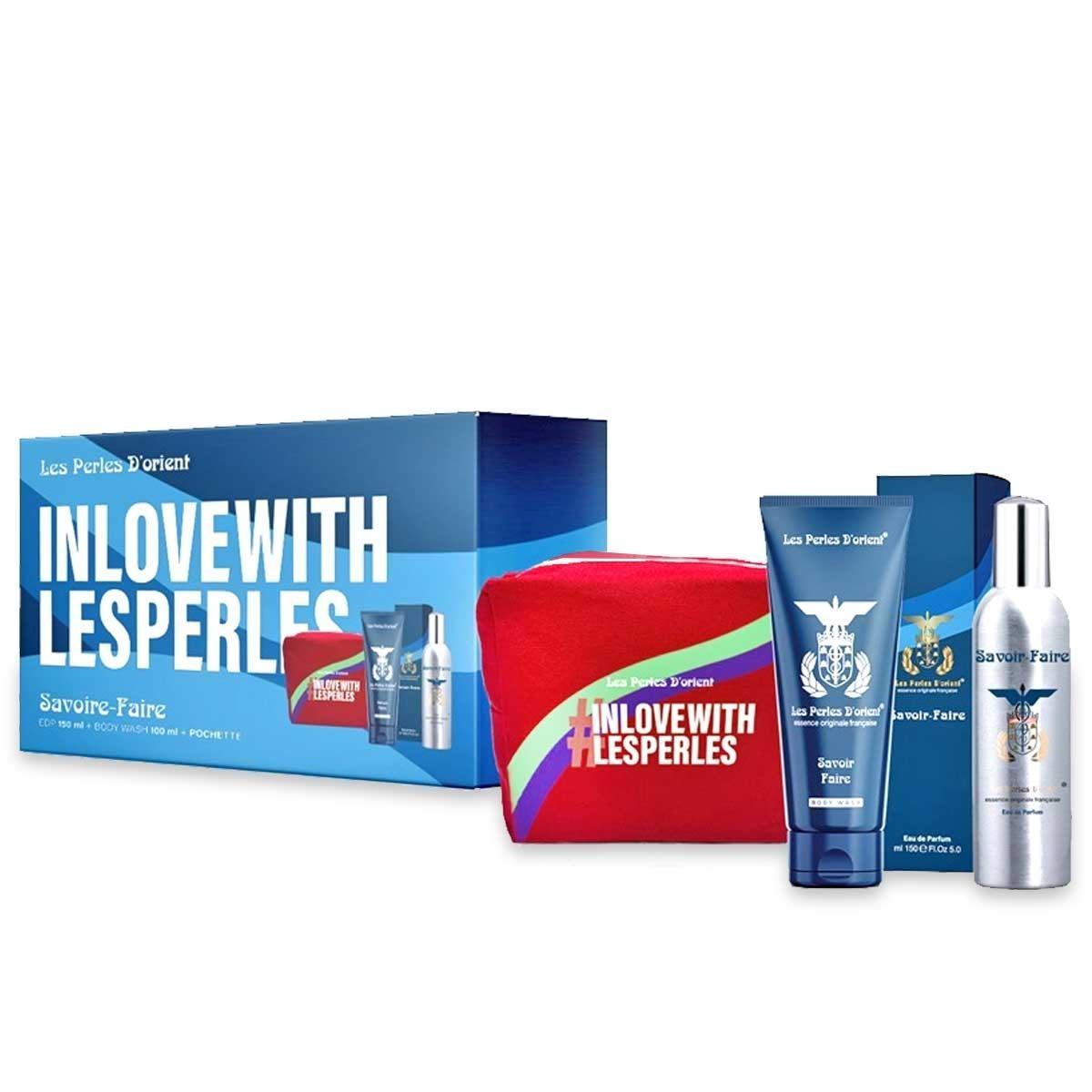 Lpdo coffret savoire faire edp 150 ml + bagno schiuma 100 ml + beauty case