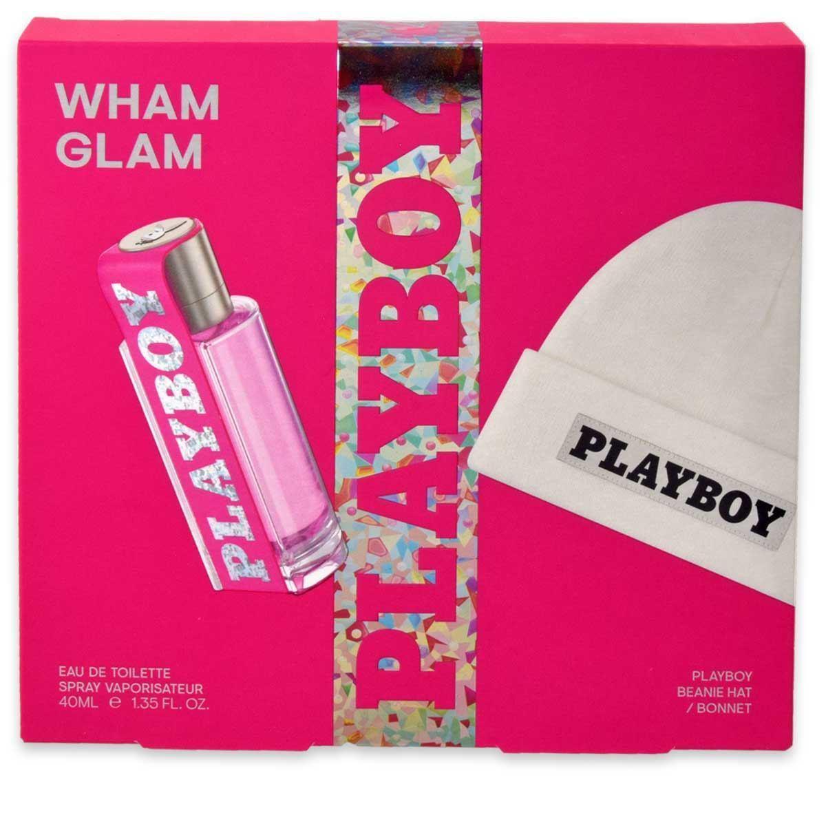 Playboy wham glam: edt 40 ml + hat