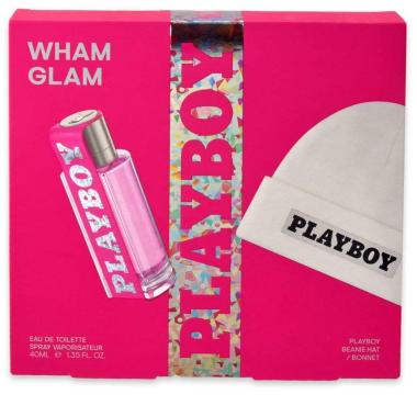 Playboy wham glam: edt 40 ml + hat