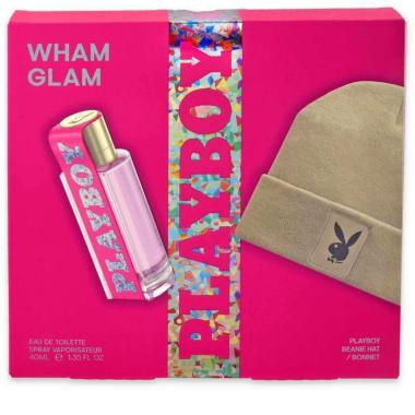Playboy wham glam: edt 40 ml + hat