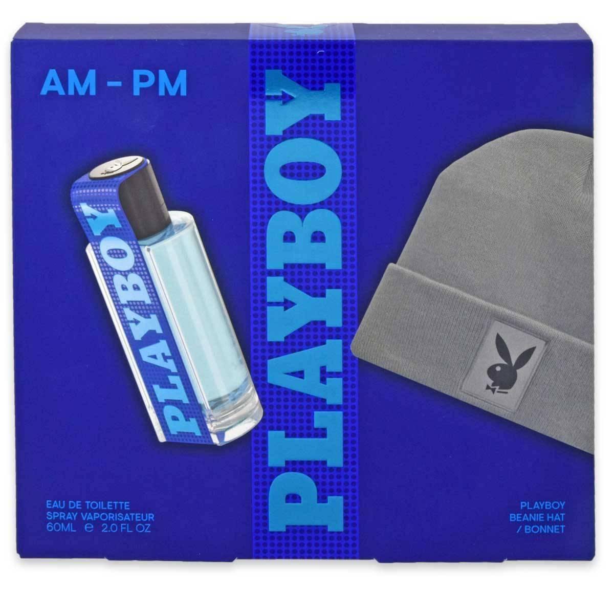 Playboy am to pm: edt 60 ml + hat