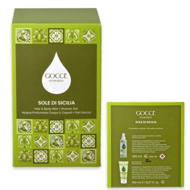 Gocce sole di sicilia hair & body mist 200 ml + shower gel 150 ml