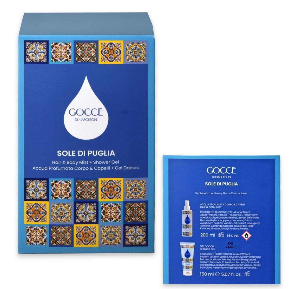 Gocce sole di puglia hair & body mist 200 ml + shower gel 150 ml