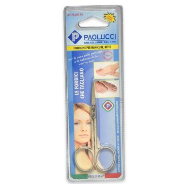 Forbici per manicure dritte art. 12  poll. 3½  paolucci