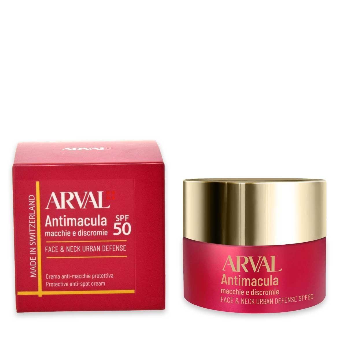 Arval antimacula - face & neck urban defence spf50 50 ml