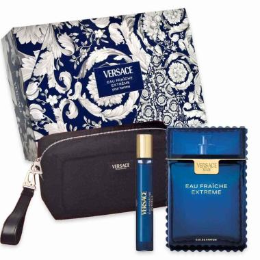 Versace eau fraiche extreme edp 100 ml + edp 10 ml + beauty case