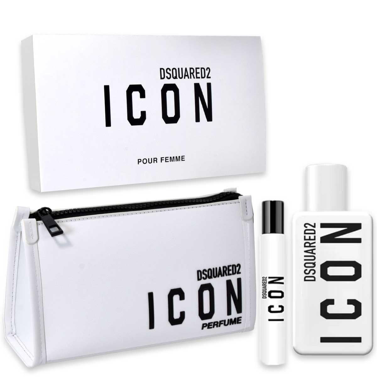 Dsquared icon edp 100 ml + edp 10 ml + beauty case