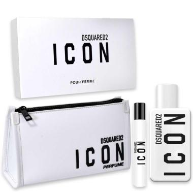 Dsquared icon edp 100 ml + edp 10 ml + beauty case