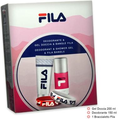 Fila - cfn woman deo 150 ml + shower gel 200 ml + 1 braccialetto