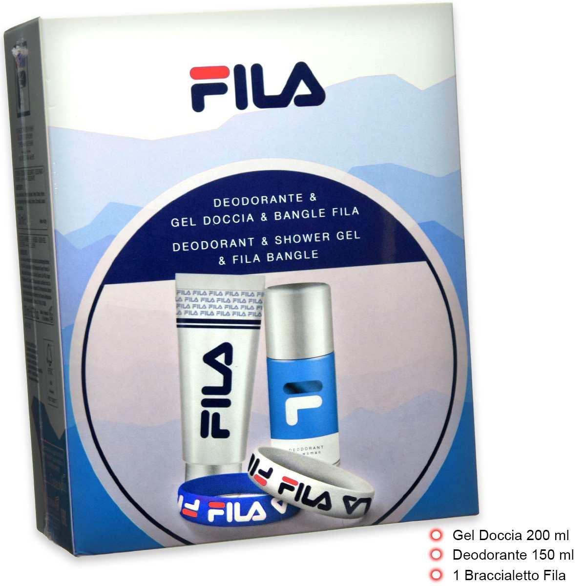 Fila - cfn man deo 150 ml + shower gel 200 ml + 1 braccialetto