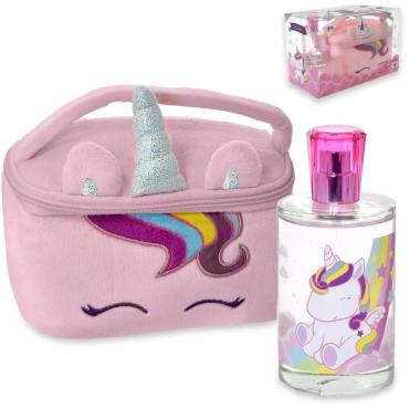 Eau my unicorn fluffy toiletry bag + edt 100 ml