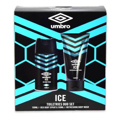 Umbro coffret ice bagno schiuma 150 ml + deo spray 150 ml
