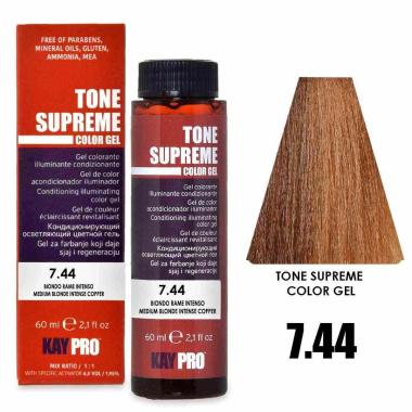 Colorglaze tone supreme 7.44 medium blonde intense copper 60 ml