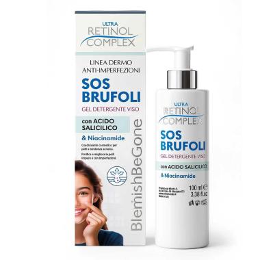 Retinol complex gel detergente viso sos-brufoli con acido salicilico & niacinamide 100 ml<br>
