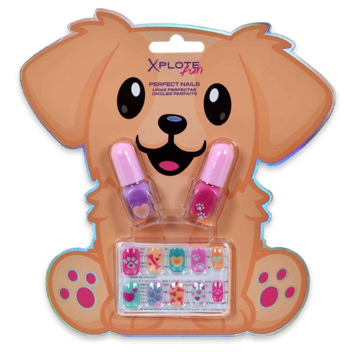 Xplote fun funny puppy perfect nails