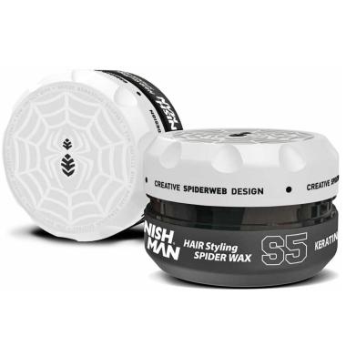 Nishman aqua hair styling spider wax (keratin)  s5 150 ml