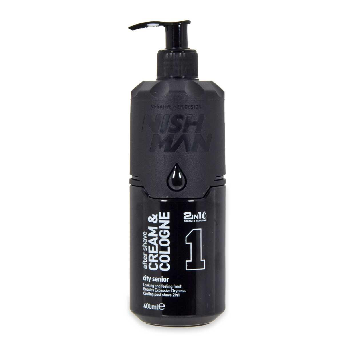 NISHMAN AFTER SHAVE CREAM + COLOGNE 2in1 (CITY SENIOR) 400 ML
