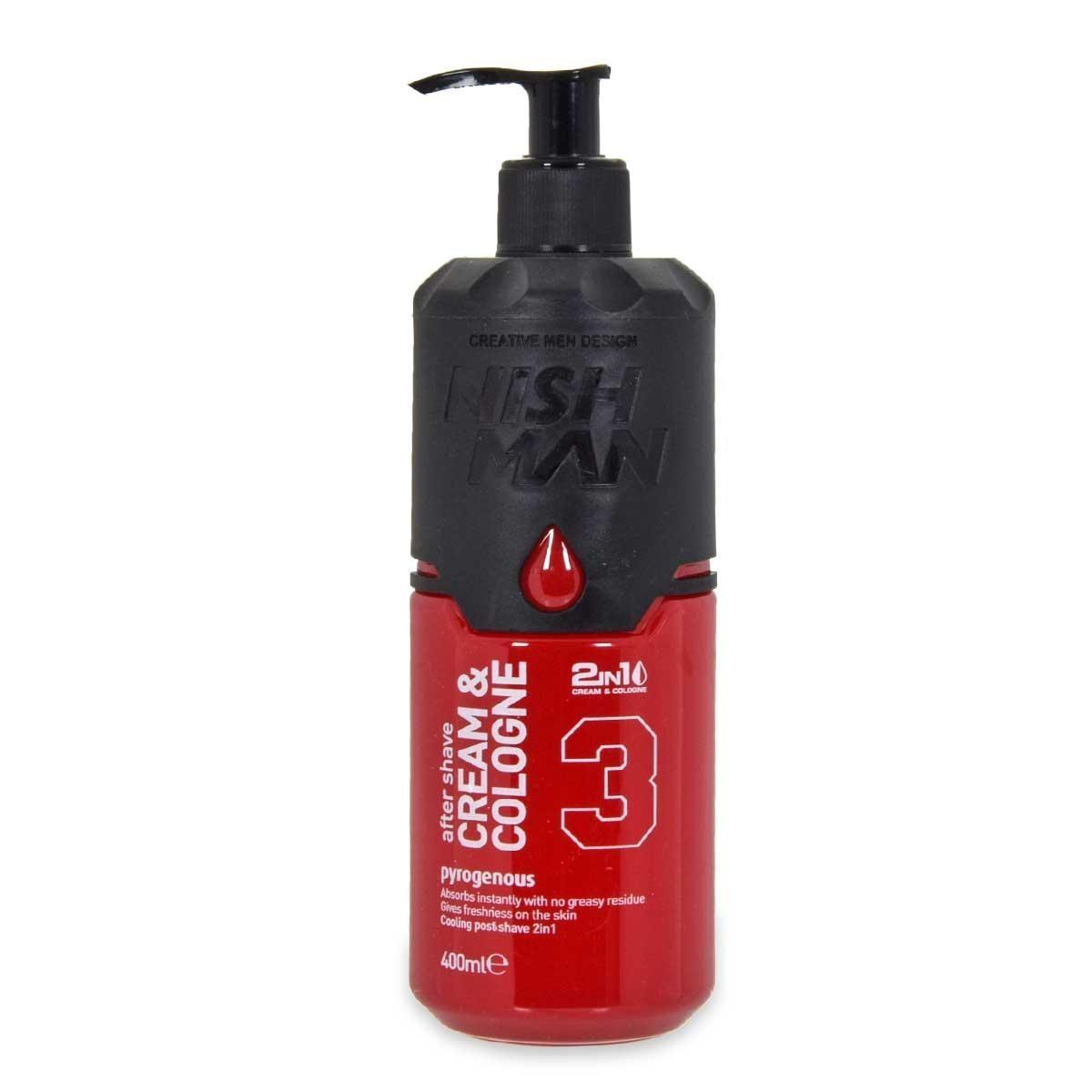 NISHMAN AFTER SHAVE CREAM + COLOGNE 2in1 (PYROGENOUS) 400 ML