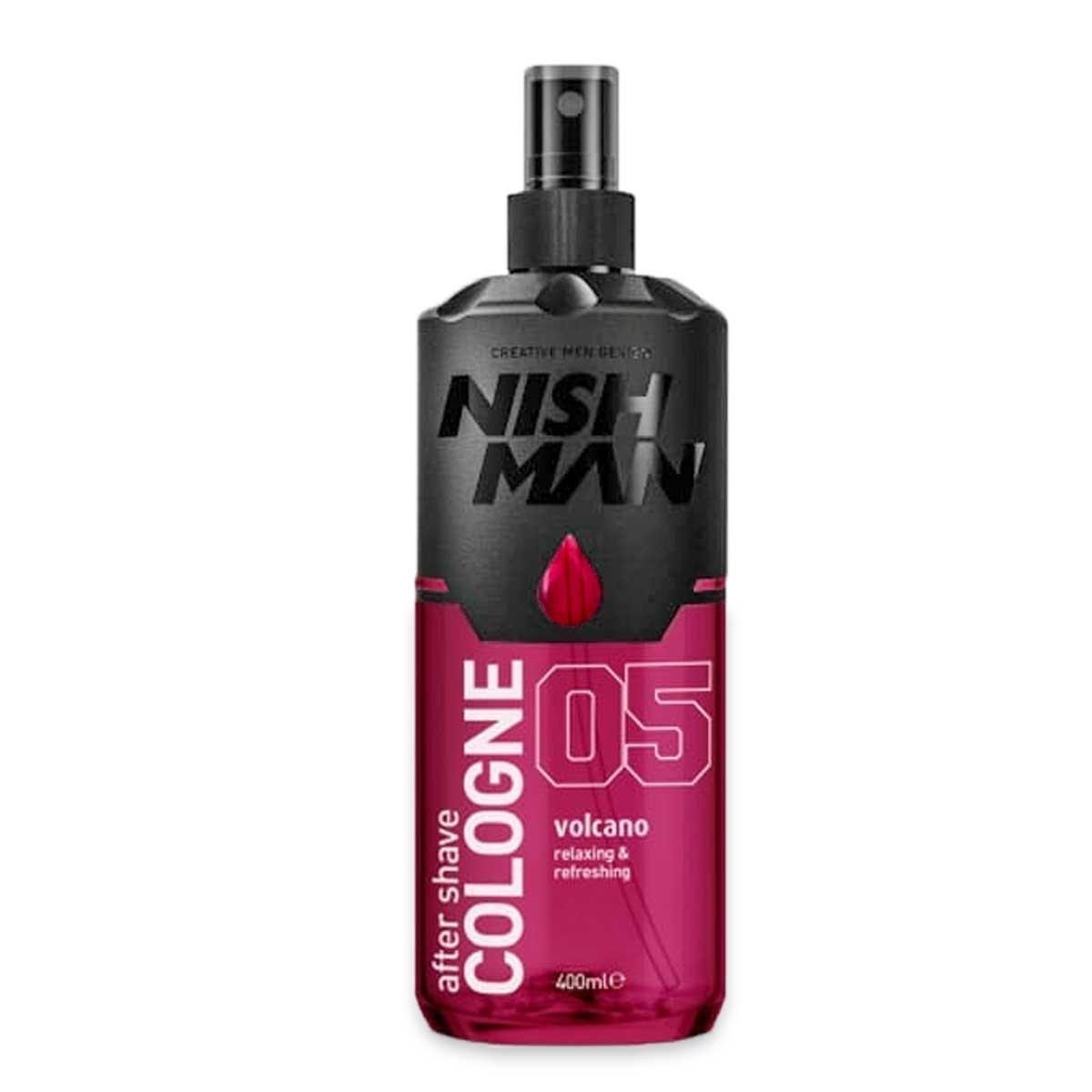 Nishman after shave cologne   (volcano) no.5 400 ml