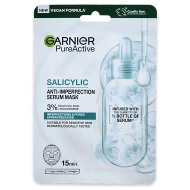 Garnier pure active salicylic mask maschera viso anti imperfezioni