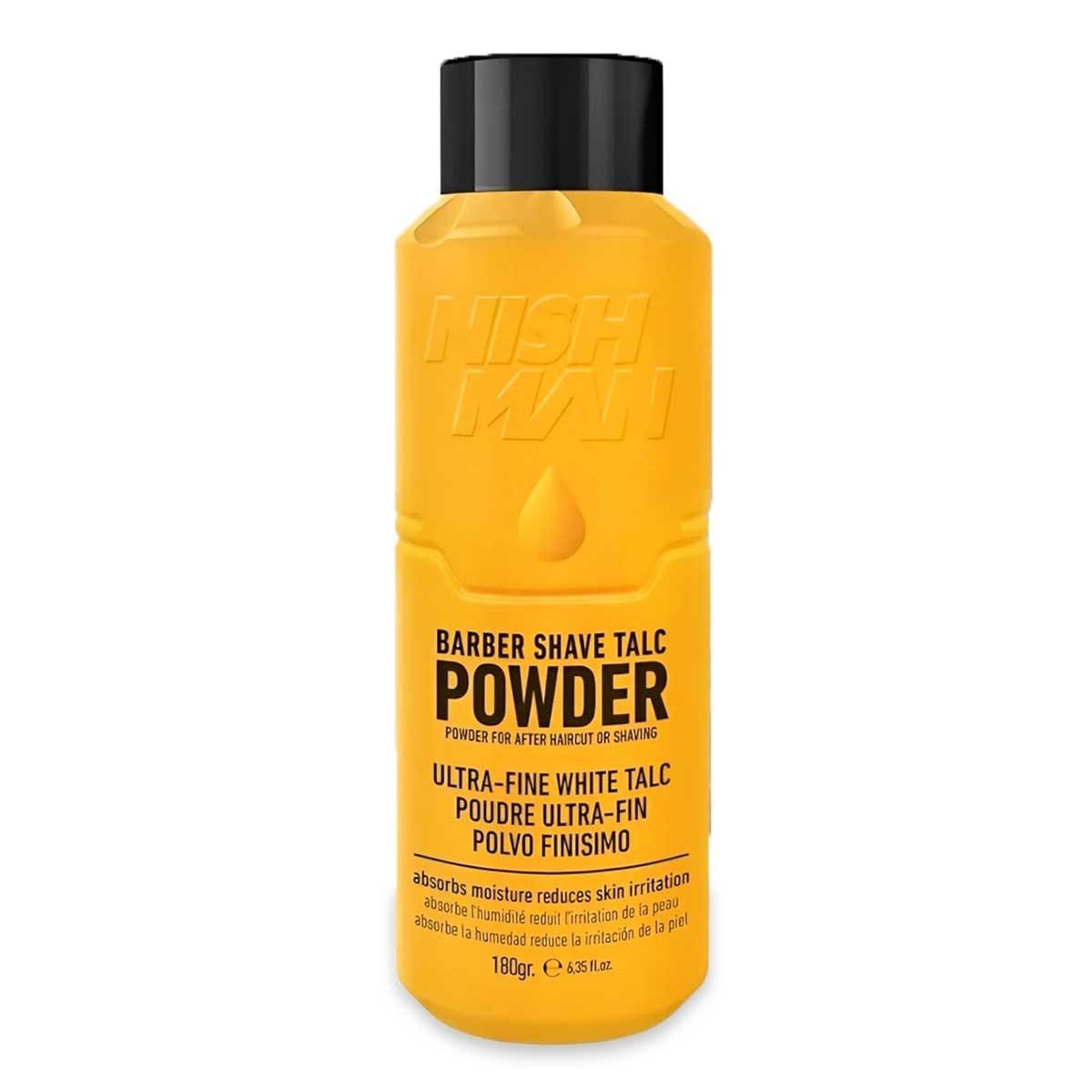 Nishman barber shave talc powder 180 gr