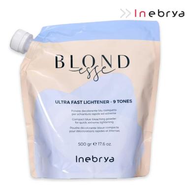 Inebrya blondesse bleaching polvere decoloranteblu compatta per schiariture rapide ed estreme 500 gr