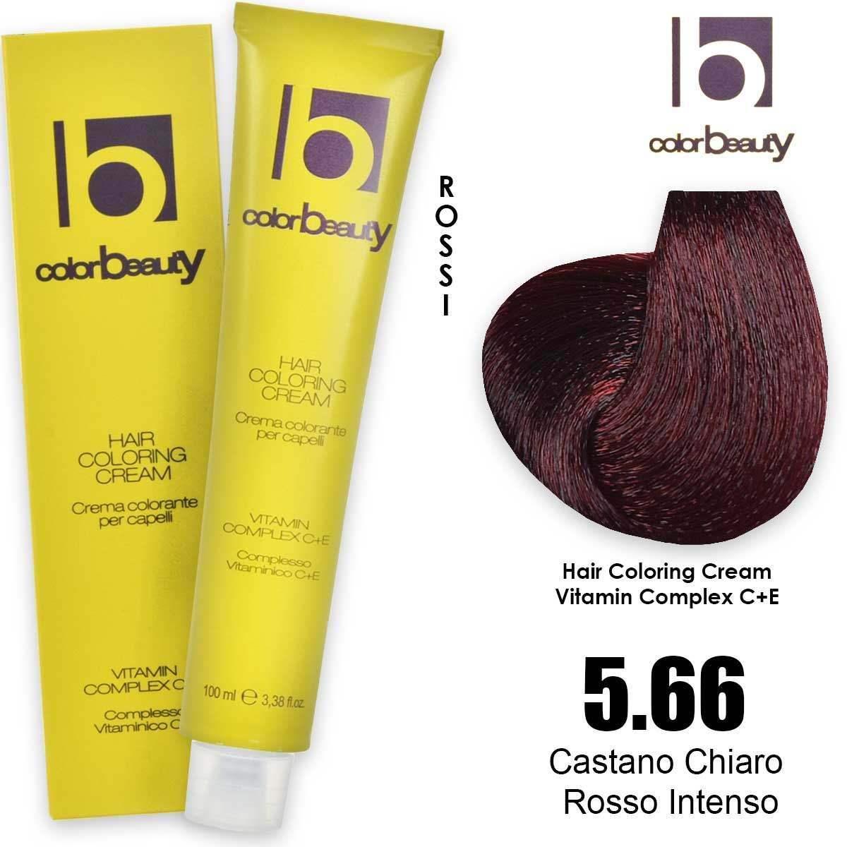 Edelstein colorbeauty tintura 100 ml n 5.66 castano chiaro rosso intenso