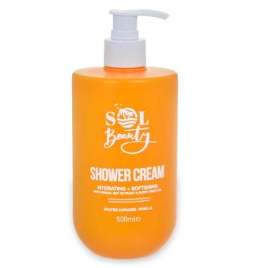 SOL BEAUTY Crema Doccia 500 ml Idratante e Levigante