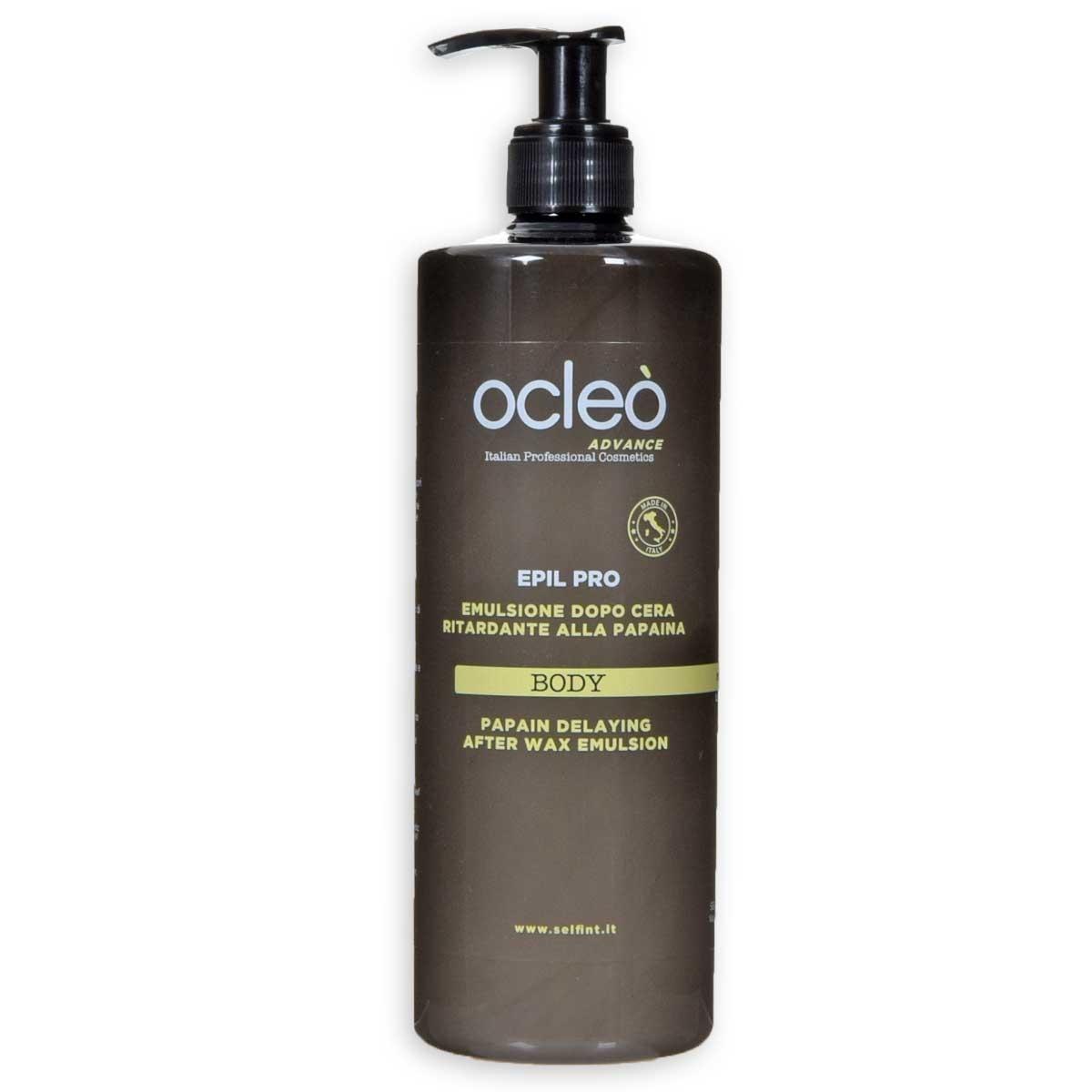 Ocleo  emulsione dopo cera ritardante alla papaina ml 500