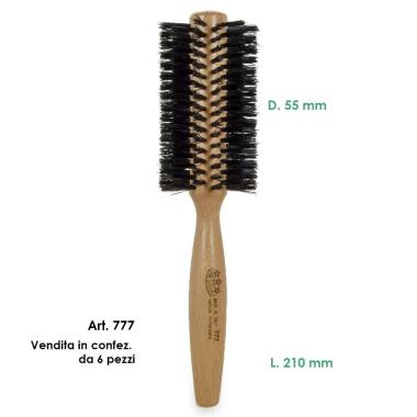 Tre stelle spazzola legno made in italy