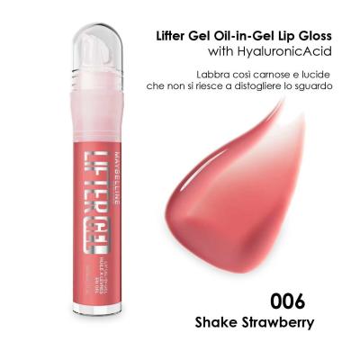 Maybelline lifter gel lip oil 006 shake strawberry