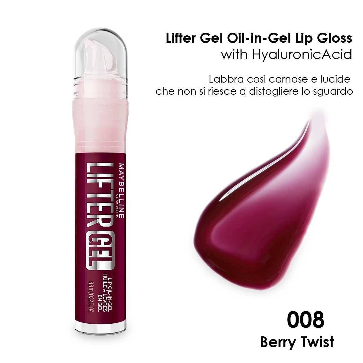 Maybelline lifter gel lip oil 008 berry twist