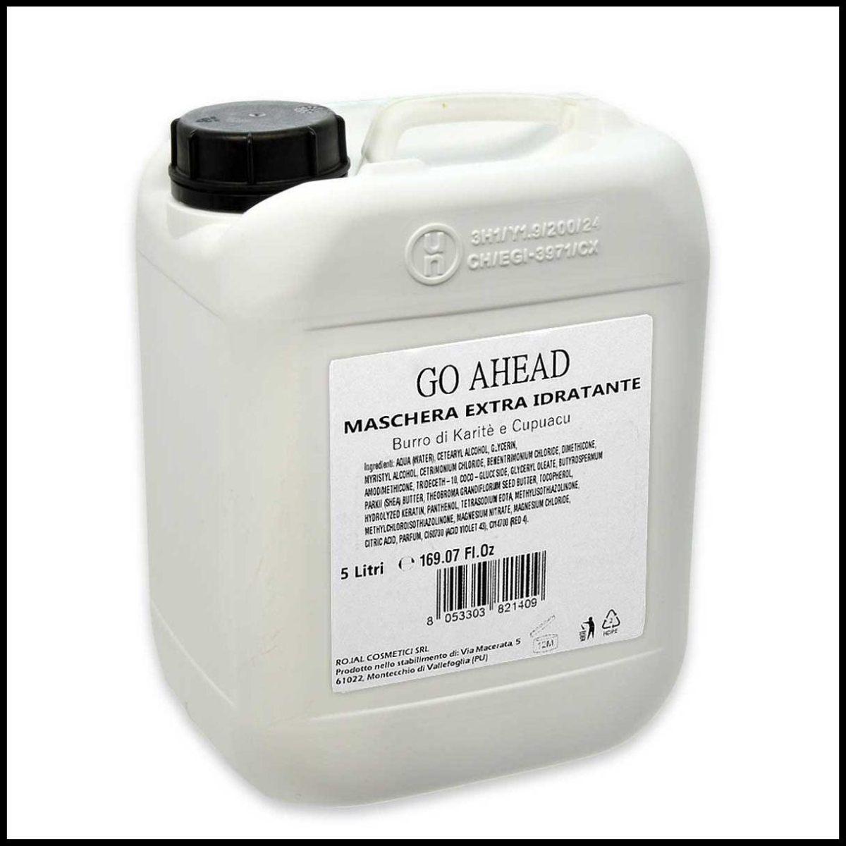 Go ahead maschera extra idratante - linea lilla 5 litri