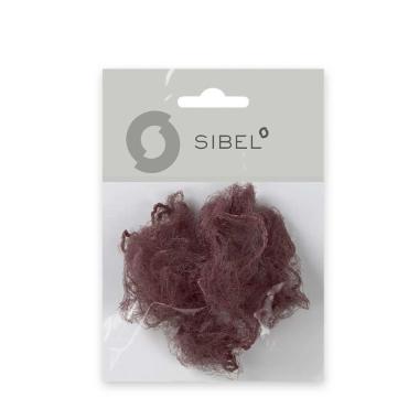 Sibel bun net 2 pezzi retina invisibile castano scuro