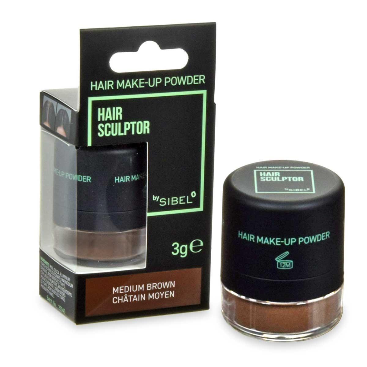 Sibel hair sculptor ritocco in polvere capelli medium brown 3g