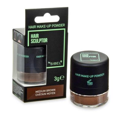 Sibel hair sculptor ritocco in polvere capelli medium brown 3g