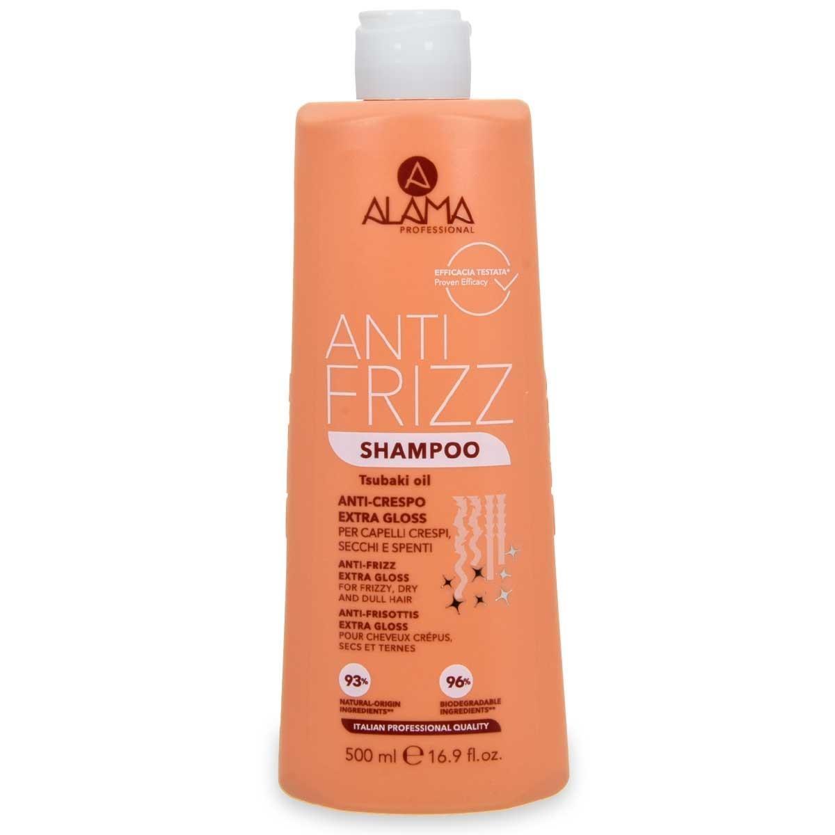 Alama professional anti frizz shampoo anti-crespo extra gloss 500 ml