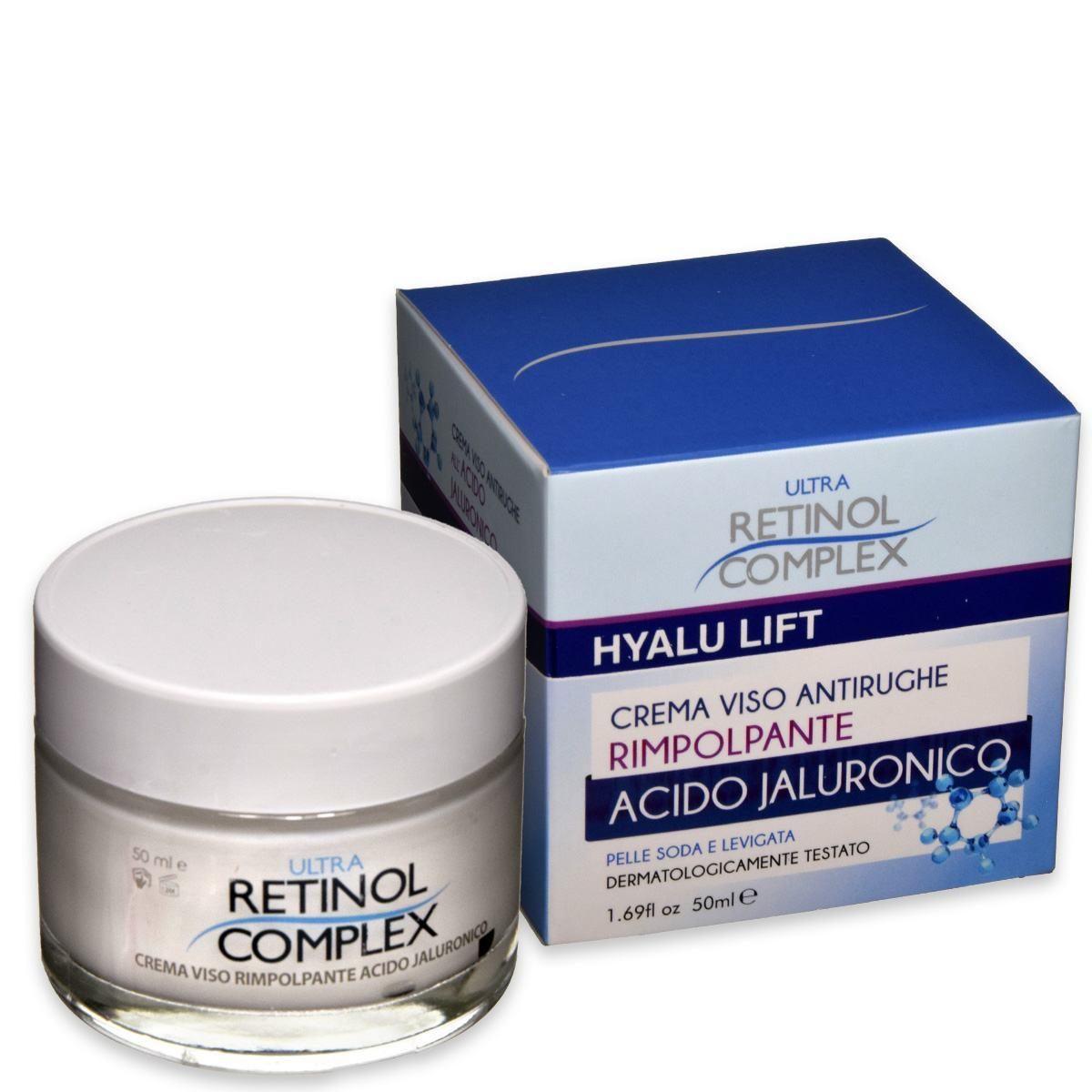 Retinol complex ultra crema viso rimpolpante all'acido jaluronico 50 ml