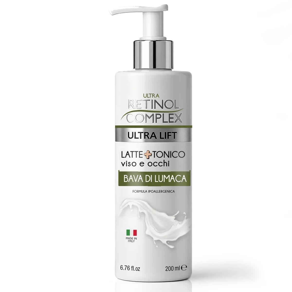 Retinol complex latte + tonico 200 ml bava di lumaca
