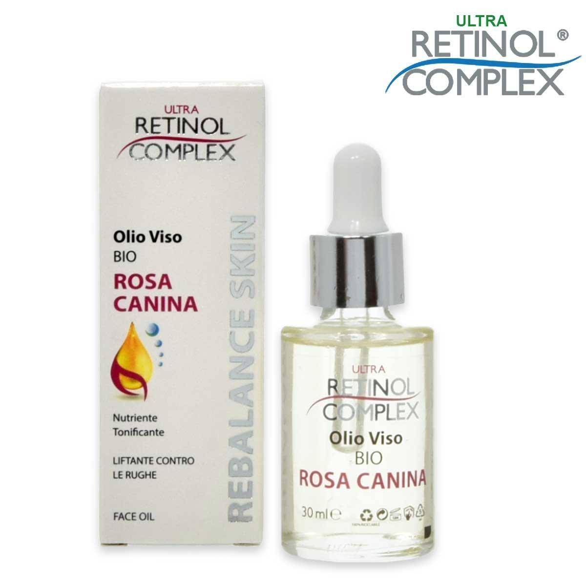 Retinol complex olio viso bio rosa canina 30 ml
