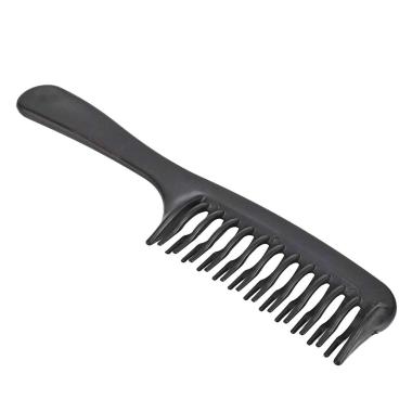 Pettine manico doppio dente nero