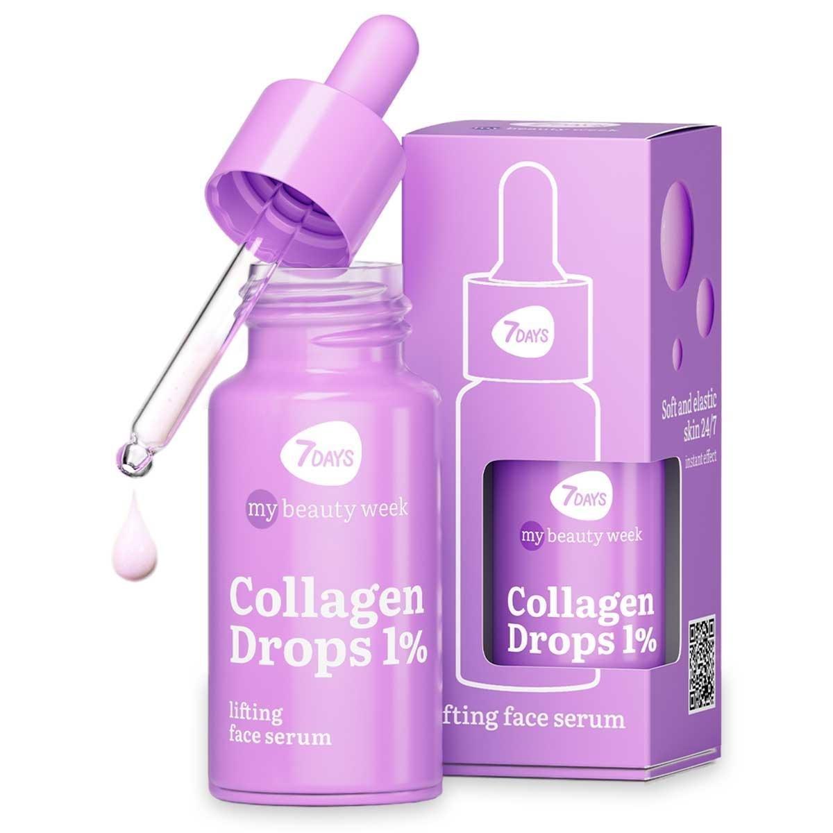 7 DAYS Siero Viso Effetto Lifting COLLAGEN DROPS 1% 20 ML