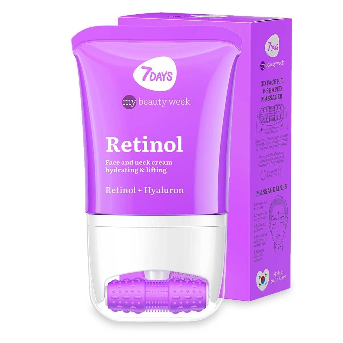 7 DAYS Massaggiatore 3D Face Fit Viso-Collo RETINOL Antirughe e Lifting 80 ML