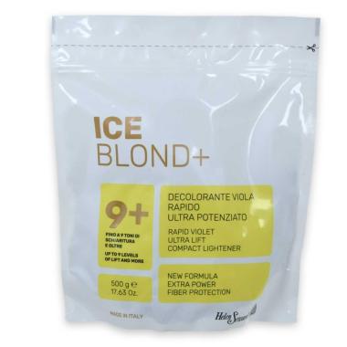Helen seward ici blond polvere decolorante viola ultra potenziato 9+ 500 gr